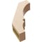 Ekena Millwork 3-inch W x 10-inch D x 14-inch H Balboa Rough Cedar Woodgrain TimberThane Knee Brace, Primed BRCUR03X10X14BOARCPR - alternate 3